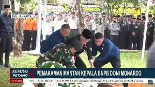 Sejumlah Tokoh Hadir di Upacara Pemakaman Doni Monardo