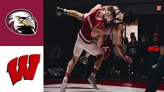 Lock Haven vs Wisconsin Full Duals Men's College Wrestling 2025