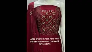 Top crush silk.bottom santoon.price1490/+&.9074117672