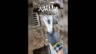 100 year old Moss Rock 🪨 Fireplace Cleaning Restoration