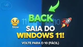 O WINDOWS 11 EST&Aacute; LENTO? Como Voltar para o Windows 10 Sem Formatar!
