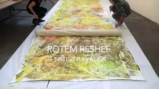 Rotem Reshef, &ldquo;Time Traveler&rdquo;, painting installation, LA, 2017 | Excerpt