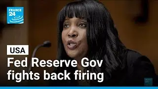 US Federal Reserve Governor Lisa Cook fights back Donald Trump's move to fire her &bull; FRANCE 24