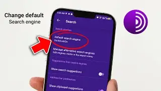 How to change default search engine in Tor browser