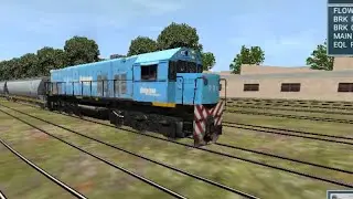 Trainz Simulator Android/ Tren carguero saliendo de Napenay con destino en S&aacute;enz Pe&ntilde;a 