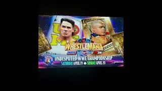 WrestleMania XLI Matchcard &bull; John Cena vs. Cody Rhodes &bull; Undisputed WWE Championship