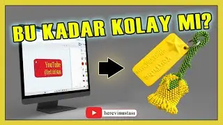 Tinkercad ile 3D Anahtarlık Yapımı - Anlatımlı | Beginner 3D Printing Project | Keychain Design