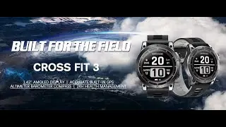 Умные часы NORTH EDGE 2023 GPS, HD AMOLED-дисплей, 50 м ATM, альтиметр, барометр, компас, CROSS FIT3
