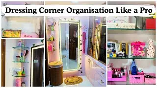 DIY Dressing table /corner organisation Ideas| makeup and Jewellery Organisation