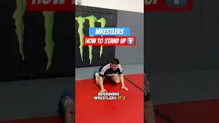key detail for the stand up escape ⬆️Prioritize getting your chest up before your knee 🗣️#wrstl