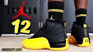 JORDAN 12 &ldquo;UNIVERSITY GOLD/ GARY PAYTON&rdquo; REVIEW & ON FEET!!!