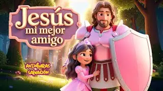 JESÚS MI MEJOR AMIGO -  JESÚS Y DULCE MARÍA ✝️💖 – (Canción Infantil) | Aventuras de Salvación