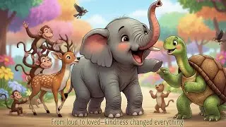 Helping little hearts learn gentle communication. baby elephant story, emotional learning for kids