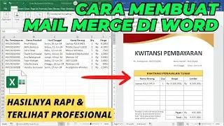 How to Create a Mail Merge in Word from Excel Data | Microsoft Word Tutorial