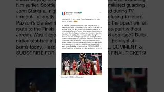 PIPPEN QUITS LAST 1.8 SECONDS vs KNICKS &ndash; BURIES BULLS DYNASTY! 😡🔥