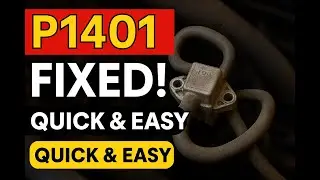 P1401 Code FIXED!  Quick & Easy Repair for DPFE/EGR Flow Issues