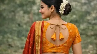 Latest Blouse Back Design | Blouse Designs Back Neck | Cutting And Stitching Back Neck Blouse Design