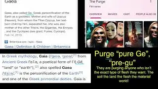 Purge the pure Ge ju ga aka gay psychology Cult white skin n token minority eugenic evil movement