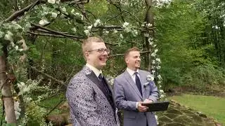 Full Wedding Ceremony at Whispering Trees Manor | Edinboro, PA (Holly & Jordan)