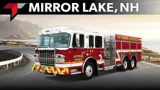 Mirror Lake, New Hampshire, Toyne Pumper Tanker Fire Apparatus Delivery