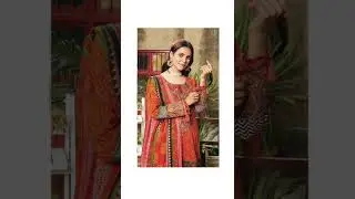 Maria B Readymade Creation Embroidered Shirt With Chiffon Dupatta| Maria B Suits UK |Pakistani Suits