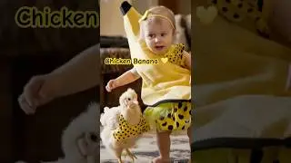 Chicken Banana | Chicken banana dance | Chicken Banana song #funny #cute #subscribe #cuteanimals