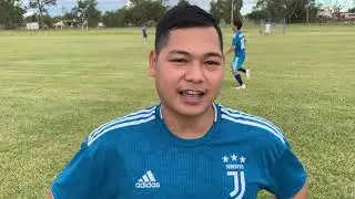 Sinh Vo on the Western Meat Exporters lunar new year soccer cup
