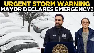 NYC WINTER STORM BRIEFING LIVE | Mayor Zohran Mamdani Announces Emergency Measures for Snowstorm