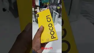 Poco c71 unboxing india