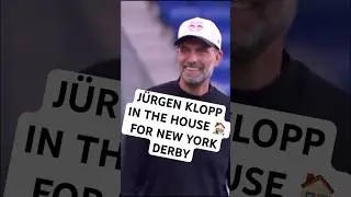 J&uuml;rgen Klopp in the house for the Hudson River Derby👀🏠