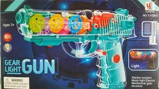 Gear Light Gun | Electric Function | Music Lights | Mechanical Gear Structure | Jugnoo Toys