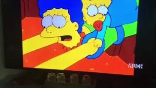 The Simpsons Japanese volcano scene