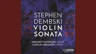 Violin Sonata: I. &mdash;