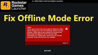 Исправление ошибки автономного режима Rockstar Games Launcher: не удалось установить соединение! - Howtosolveit