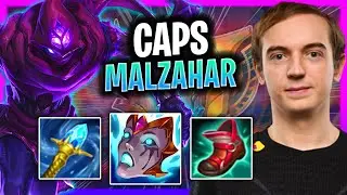 CAPS BRINGS BACK MALZAHAR! | G2 Caps Plays Malzahar Mid vs Yasuo!  Season 2024