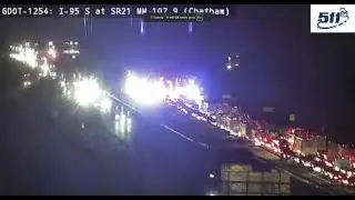 Major crash reported on I-95 NB near Georgia Welcome Center at around 10 p.m. Saturday, Dec. 20.