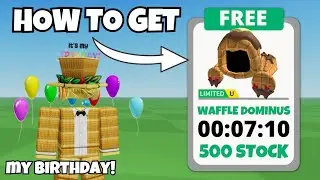 How To Get My Free UGC Limited Waffle Dominus! (ROBLOX)