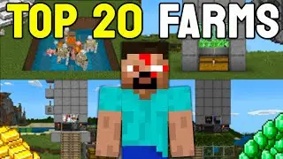 BEST 20 Farms EVER in Minecraft Bedrock 1.21+ (2026)