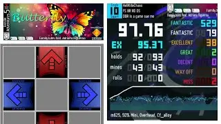 Butterfly (Dance Dance Revolution (lol)) ITG 10 - 97.76 (95.37ex) (Sightread) [Stepmania]