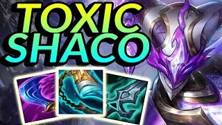 TOXIC SHACO GAMEPLAY - STRIDEBREAKER SHACO JUNGLE S15