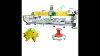 single head automatic granite marble stone polishing machine