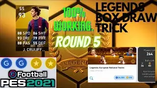 Legends Box Draw Trick,Round 5! eFootballPES2021