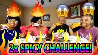 6 2X SPICY FLAMIN HOT TACOS IN 5 MINS CHALLENGE! BY YUMMYBITESTV! MS GETS UPSET!