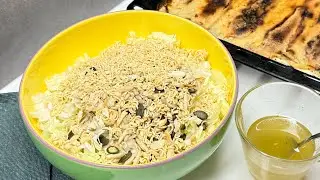Salat mit Chinakohl zum Dahinknien! Lecker und schnell! 