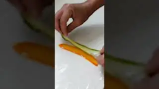 Poulet truffe blanche, Duo de courgettes