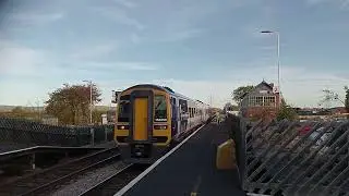 NORTHERN.158859 NON STOP THROUGH BROOMFLEET STATION. 28 10 22.NEIL HAYTON RAILWAY MEMORIES.