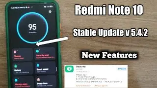 Redmi Note 10 security apps new stable update rollout | security stable update features