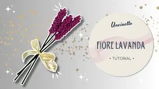 Tutorial fiori di  lavanda | Uncinetto | MilleCreazioni | (sub eng)