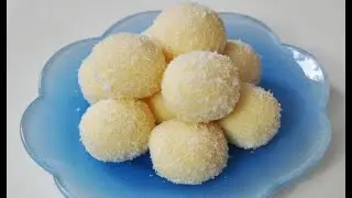 2-minute Sweet with JUST 3 INGREDIENTS!!! (COCONUT LADDU) | Babi&rsquo;s Cooking Lab | Episode 006