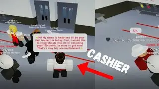 cashier HOSTS a chef sizzleburger training (TRAINING CHEFS AS A CASHIER)